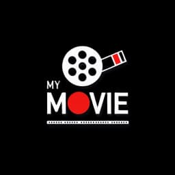 my movies logo created by canva.ai , it's a old camera and colors are red and dark-gray